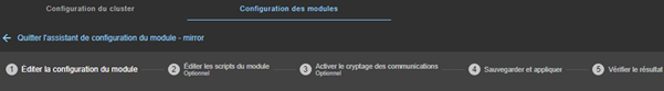 Image de la console web SafeKit
L’assistant de configuration du module